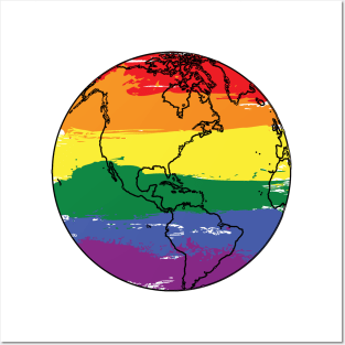 LGBTQ+ Global Flag Posters and Art